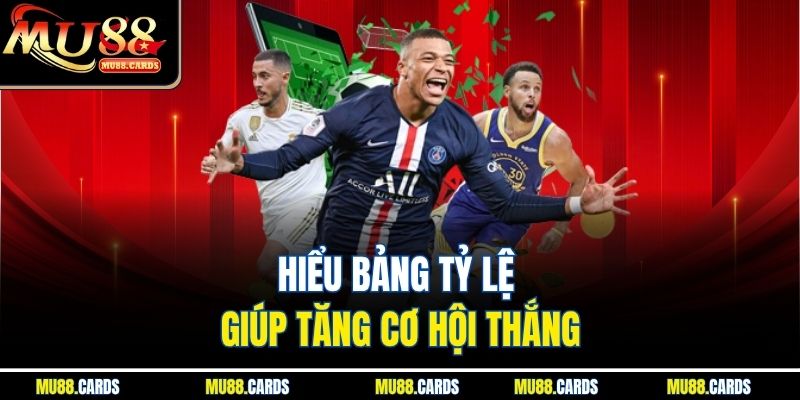 Kèo Tài Xỉu Mu88 - Chiến Thuật Đặt Cược Tài Xỉu Đỉnh Cao 3 Hiểu bảng tỷ lệ giúp tăng cơ hội thắng